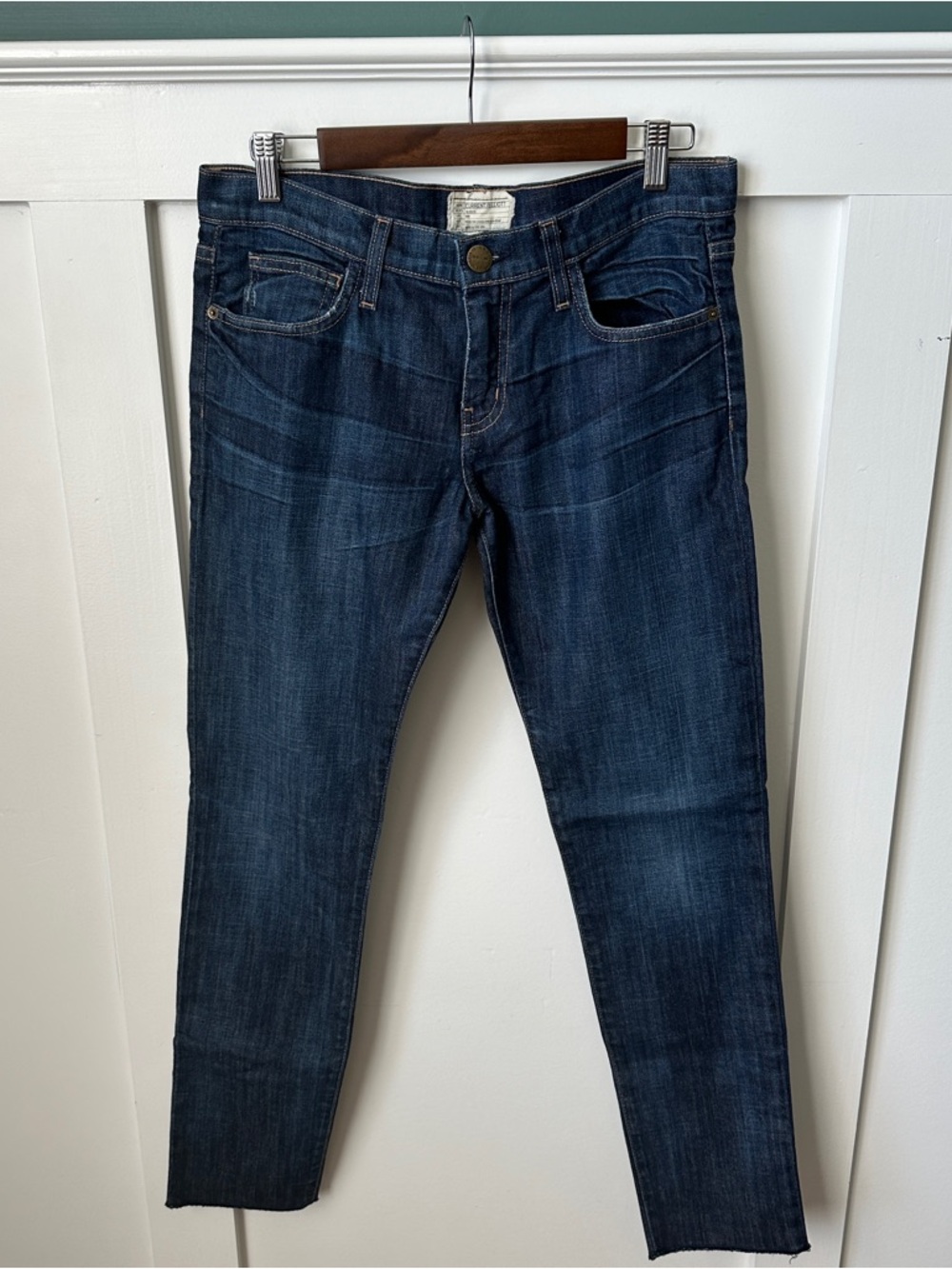 Current/Elliott Women’s Skinny Jeans in Dark Indigo